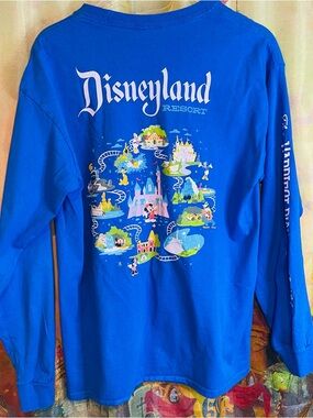 Funko Disneyland 65th Anniversary Map Long Sleeve T-Shirt - BoxLunch Exclusive